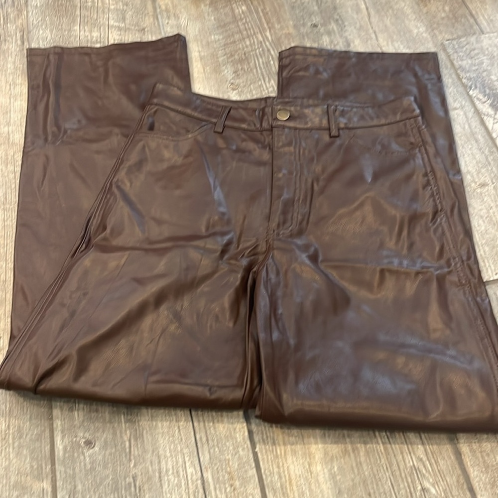 Garage faux leather pants - Picture 2 of 4